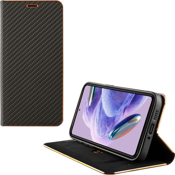 Idol 1991 ���� Xiaomi Redmi Note 12 Pro 5G 6.67'' Elite Pro ANTI-Rfid Book Stand BLACK