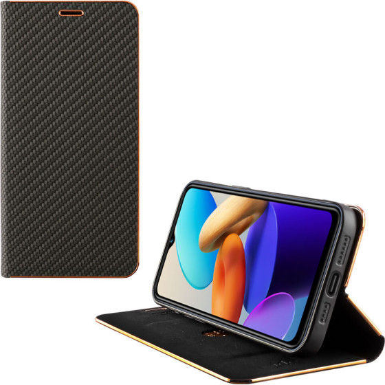 Idol 1991 ���� Vivo Y22/Y22s 6.55'' Elite Pro ANTI-Rfid Book Stand BLACK