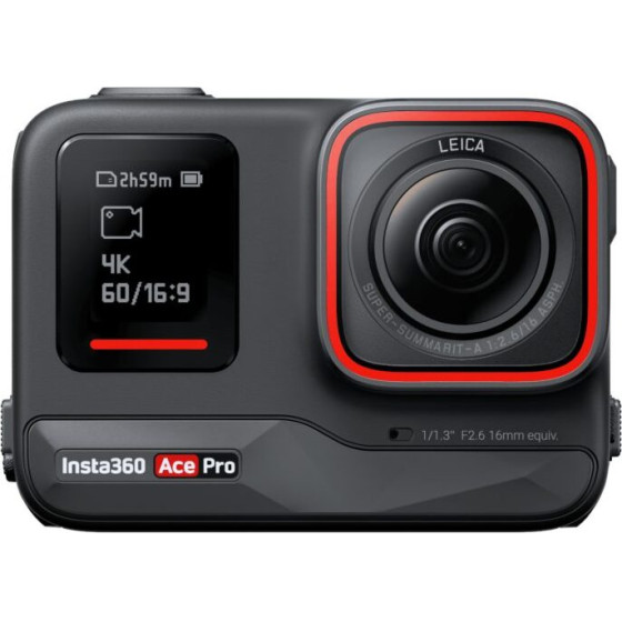 Insta360 Ace Pro - Smart Action Camera 1/1.3, F2.6, 48MP 8k Video - (CINSAAJA)