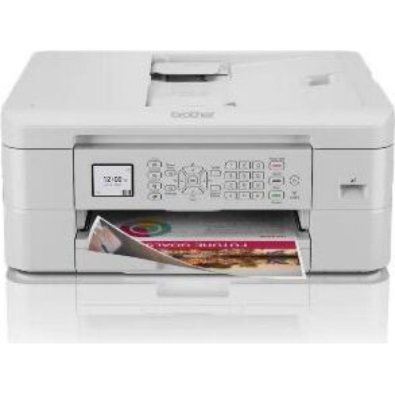 Brother Mfp Inkjet Color P/C/S/F, A4 PRINT, Scan & COPY, 17iPm Mono & 9.5iPm COLOR, 6000x1200dpi, 128MB, USB/WIRELESS, Duplexer A4 PRINT, Adf A4, 2YW. - (MFC-J1010DW)