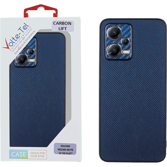 Volte-Tel ���� Xiaomi Redmi Note 12 5G 6.67'' Carbon Lift Full Camera Protection BLUE