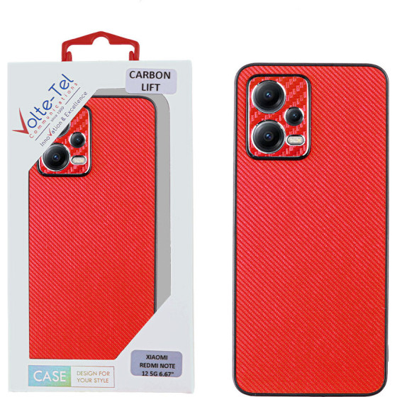 Volte-Tel ���� Xiaomi Redmi Note 12 5G 6.67'' Carbon Lift Full Camera Protection RED
