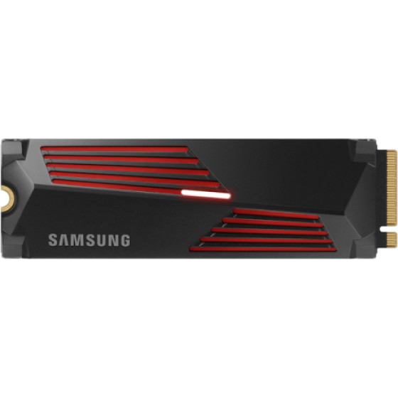 Samsung Ssd M.2 Nvme PCI-E GEN4 4TB Series 990 Pro w/ Heatsink, M.2 2280, Nvme PCI-E GEN4x4, Read 7450MB/s, Write 6900MB/s, 5YW. - (MZ-V9P4T0CW)