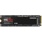 Samsung Ssd M.2 Nvme PCI-E GEN4 4TB Series 990 PRO, M.2 2280, Nvme PCI-E GEN4x4, Read 7450MB/s, Write 6900MB/s, 5YW - (MZ-V9P4T0BW)