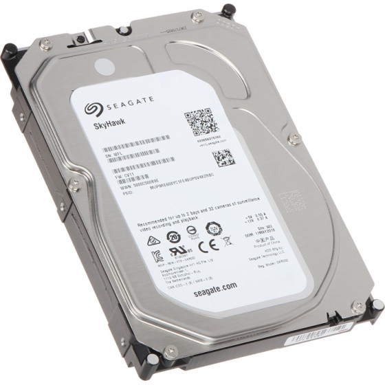 Seagate ������� ������ 3.5'' Skyhawk Surveillance 2TB, 5900RPM, 6Gb/s, Fr - (ST2000VX007-FR)