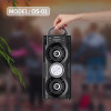 Celebrat ������ ����� OS-01, 10W, 1200mAh, Bluetooth, FM, LED, ����� - (OS-01-BK)