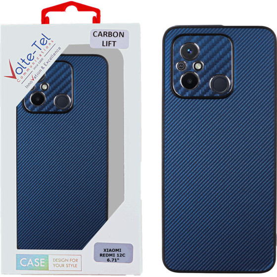 Volte-Tel ���� Xiaomi Redmi 12C 6.71'' Carbon Lift Full Camera Protection BLUE
