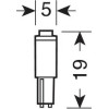 Lampa �������� ������ T5 12V 7COlours - 2���. - (58417)