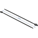 DeLock Reusable �������� �������� 150x2.4mm, �����, 100��� - (19568)