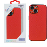 Volte-Tel ���� Iphone 15 6.1'' Carbon Lift Full Camera Protection RED