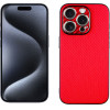 Volte-Tel ���� Iphone 15 Pro 6.1'' Carbon Lift Full Camera Protection RED
