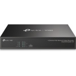 TP-Link Nvr ����������� Vigi NVR1004H-4P, 8MP, 4 ������� PoE, Ver. 1.0 - (VIGI-NVR1004H-4P)