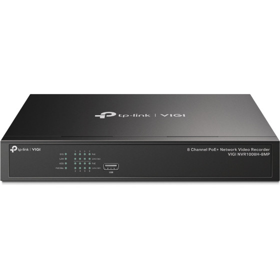 TP-Link Nvr ����������� Vigi NVR1008H-8MP, 8MP, 8 ������� PoE, Ver. 1.0 - (VIGI-NVR1008H-8MP)