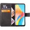 Lime Successories Lime ���� Oppo A78 4G 6.43'' Essential Magnet Book Stand Clip GREY