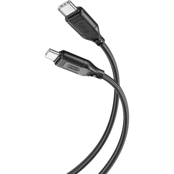 XO NB-Q236B ������� �������� TYPE-C �� TYPE-C, 60W, ����� - (XO-NB236B-BK)