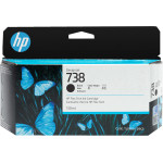 HP 738 130-Ml Black Designjet Ink Cartridge - (498N4A)