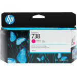 HP 738 130-Ml Magenta Designjet Ink Cartridge - (498N6A)