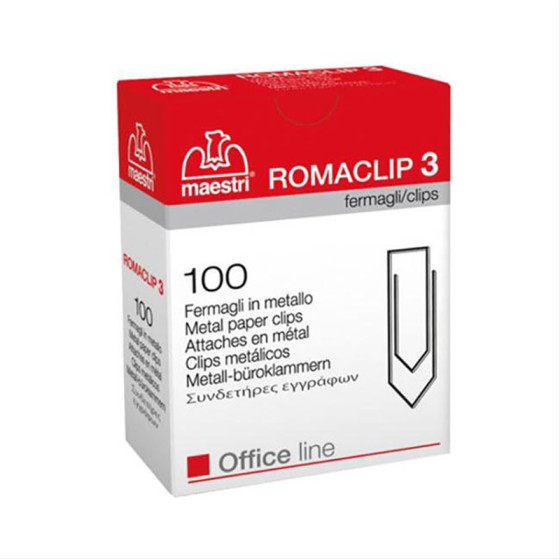 Roma Clip ���������� �������� No.3/100 Platinum - (ROMACLIP3)