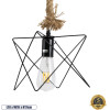 GloboStar Kazemi �������� �������� ��������� ������ �������� 1 x E27 AC220-240V IP20 - �18 x �18 x �17cm - ����� ��������� �� ���� ������ ������ - 5 ������ ������� - (02018)