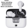 Lamtech BT5.3 Earbuds Anc & 4MIc Enc With Led Charging Case White - (LAM113041)