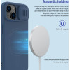 Nillkin ���� Camshield Silky Magnetic Silicone ��� Iphone 15 Plus, �����