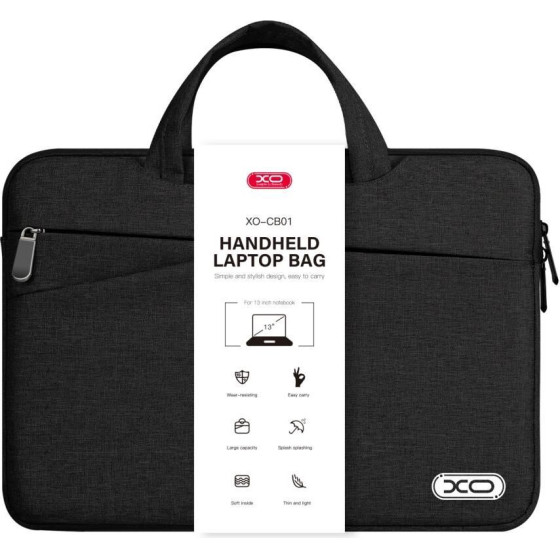 XO CB01 Laptop Case (13 inch) Black - (CB01-13)