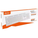 Meetion MT-WK841 2.4G Wireless White Keyboard - (MT-W841W)
