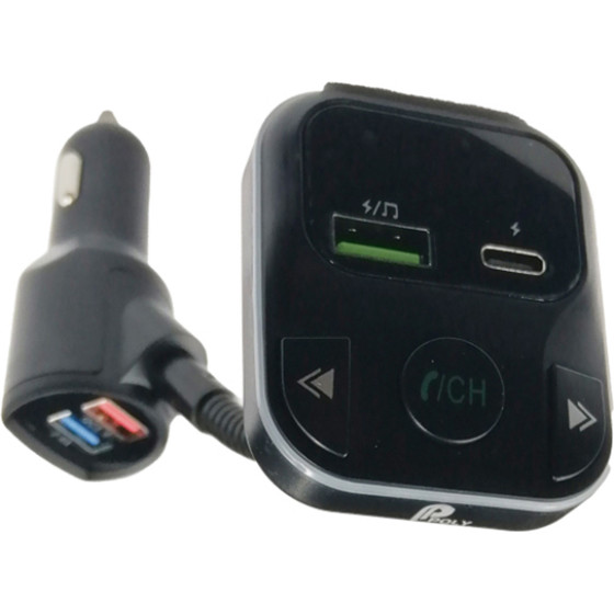 Auto Gs Fm Transmitter �L-658 �� Bluetooth, 2 Usb ��� ����� Lcd ����� 1 ������� - (99713)