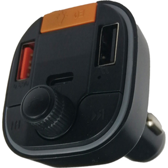 Auto Gs Fm Transmitter �L-668 �� Bluetooth, 2 Usb ��� ����� Lcd ����� 1 ������� - (99705)