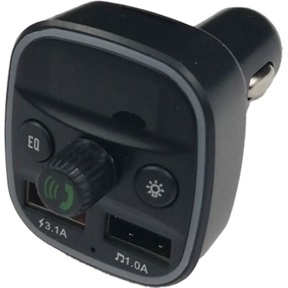 Auto Gs Fm Transmitter �L-672 �� Bluetooth, 2 Usb ��� ����� Lcd ����� 1 ������� - (99708)