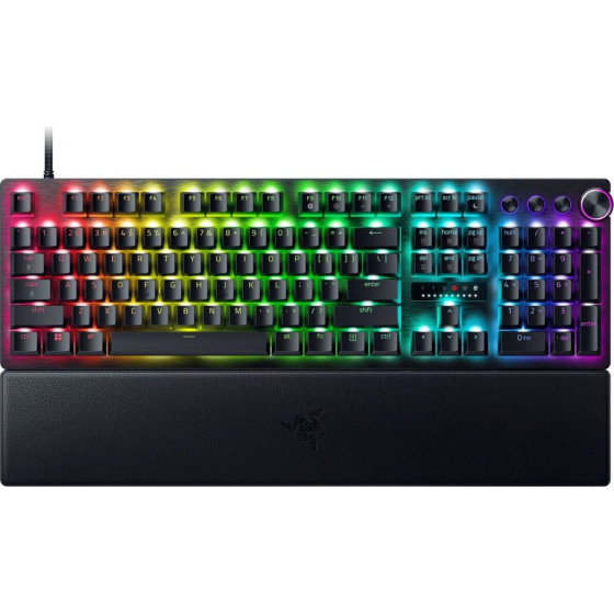 Razer Huntsman V3 Pro Analog - Optical Gaming Keyboard - Rapid Trigger - Media Buttons - Us Layout - (RZ03-04970100-R3M1)