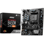 MSI Mb B450M-A Pro Max II, Socket Amd AM4, Cs Amd B450, 2 Dimm Sockets DDR4, DVI-D/ HDMI, LAN, MICRO-ATX, 3YW. - (911-7C52-036)