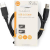 Nedis ������� USB High-Speed A ���. - USB A ���., 1.00m - (CCGL60000BK10)