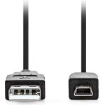 Nedis ������� USB High-Speed A ���. - Mini USB 5-pin ���., 3.00m - (CCGL60300BK30)