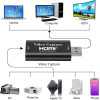 Powertech Video Capture HDMI/Usb �������, 4K/60Hz, ����� - (CAB-H147)