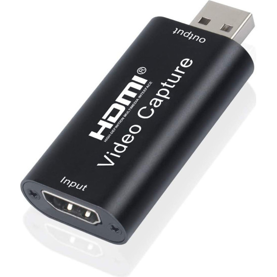Powertech Video Capture HDMI/Usb �������, 4K/60Hz, ����� - (CAB-H147)