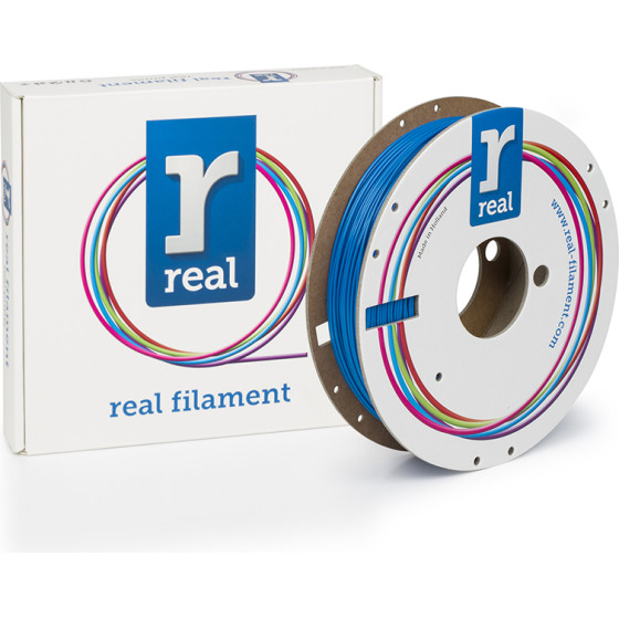 Real Petg 3D Printer Filament - Blue - Spool Of 0.5Kg - 1.75mm - (NLPETGSBLUE500MM175)