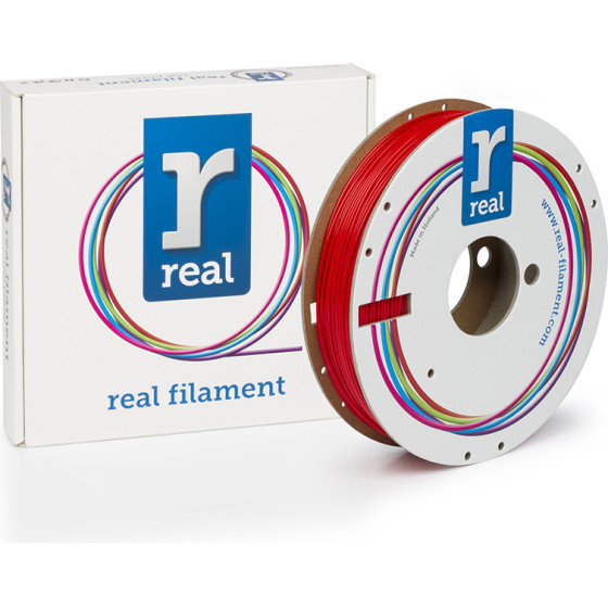 Real Petg 3D Printer Filament - Red - Spool Of 0.5Kg - 1.75mm - (NLPETGSRED500MM175)