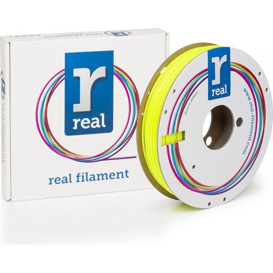 Real Petg 3D Printer Filament - Translucent Yellow - Spool Of 0.5Kg - 2.85mm - (NLPETGTYELLOW500MM285)