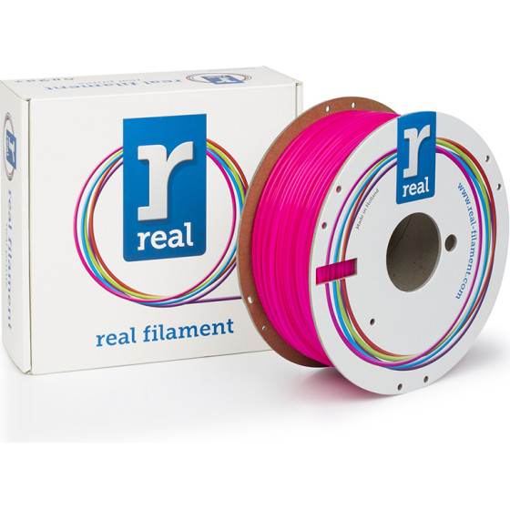 Real Pla 3D Printer Filament - Fluorescent Pink - Spool Of 1Kg - 2.85mm - (NLPLAFPINK1000MM285)