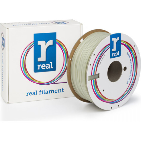 Real Pla Glow 3D Printer Filament - Neutral - Spool Of 1Kg - 1,75mm - (NLPLAGLOW1000MM175)