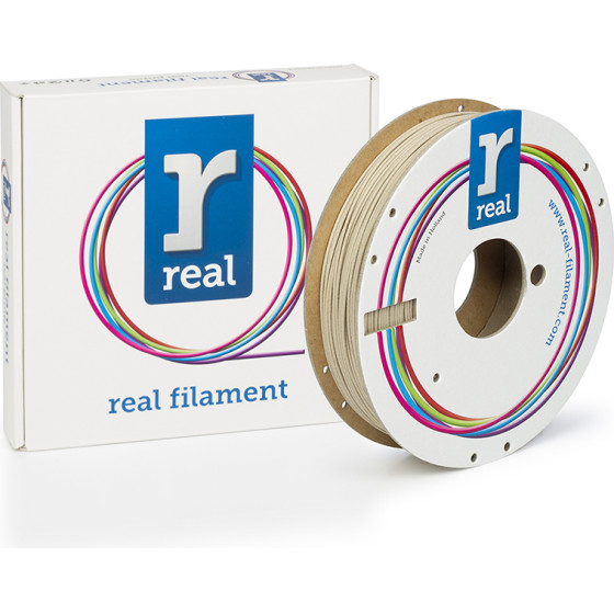 Real Pla Wood 3D Printer Filament - Brown - Spool Of 0.50Kg - 1.75mm - (NLPLAWOOD500MM175)