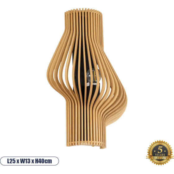 GloboStar Mihiro Boho ��������� ������ - ������ �������� 1 x E27 Ac 220-240V IP20 - �25 x �13 x �40cm - ���� ������ ������ - 5 ������ ������� - (02174)