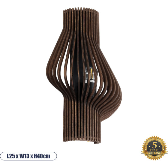 GloboStar Mihiro Boho ��������� ������ - ������ �������� 1 x E27 Ac 220-240V IP20 - �25 x �13 x �40cm - ���� ������ ������ ������ - 5 ������ ������� - (02175)
