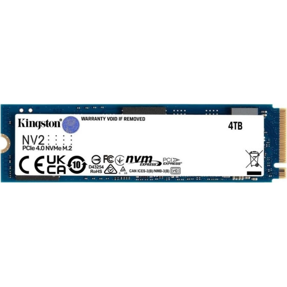 Ssd Kingston NV2 4TB Kingston M.2 Pcie 4.0 Nvme - (SNV2S/4000G)