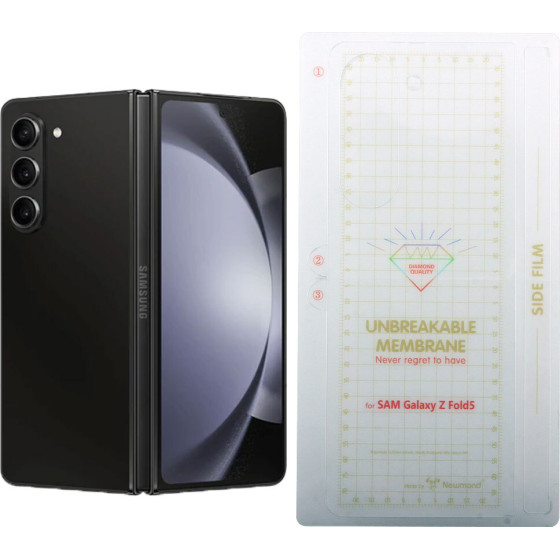 Volte-Tel Pet Soft Film Unbreakable Membrane Foldable Samsung Z Fold 5 5G F946 7.6'' 0.20mm Back & SIDE