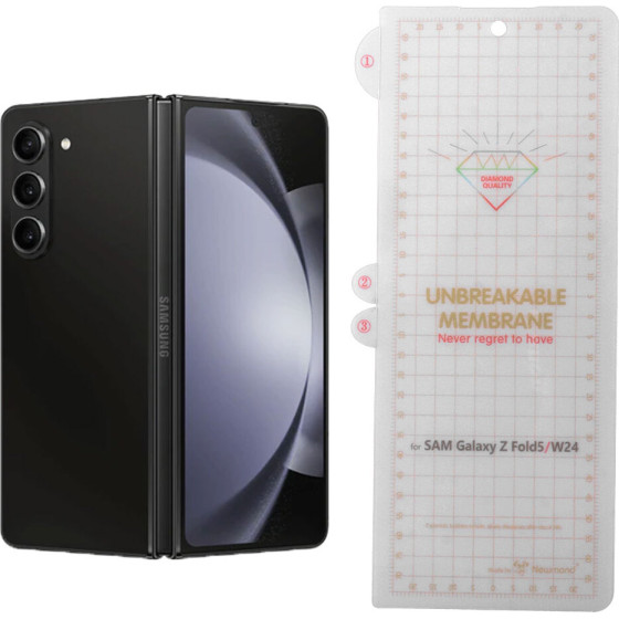 Volte-Tel Pet Soft Film Unbreakable Membrane Foldable Samsung Z Fold 5 5G F946 7.6'' 0.20mm Front OUTSIDE