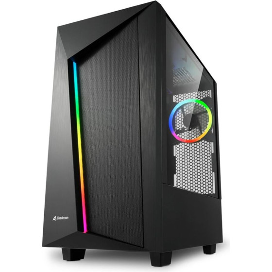 Sharkoon Gaming Midi Tower ����� ���������� �� ������ �������� ��� Rgb ������� ����� - (REV100)