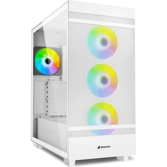 Sharkoon Rebel C50 Rgb Gaming Full Tower ����� ���������� �� ������ �������� ����� - (REBELC50WRGB)