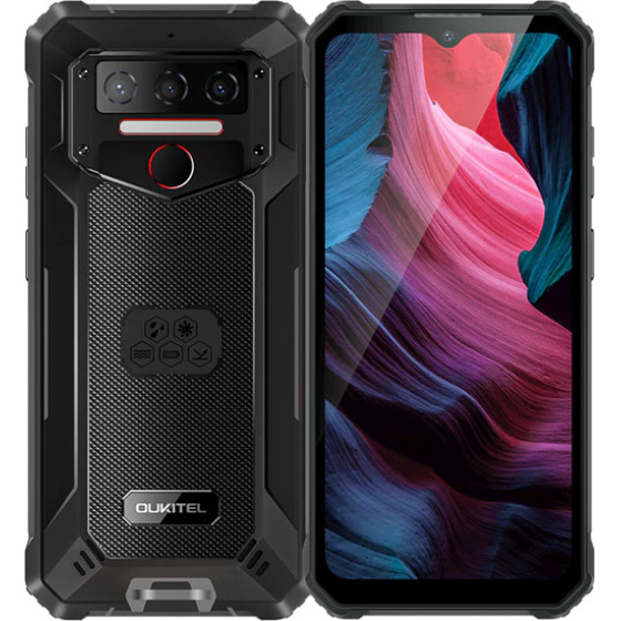 Oukitel Smartphone WP23 Pro, 6.52'', 8/128GB, IP68/IP69K, 10600mAh, ����� - (WP23PRO-BK)